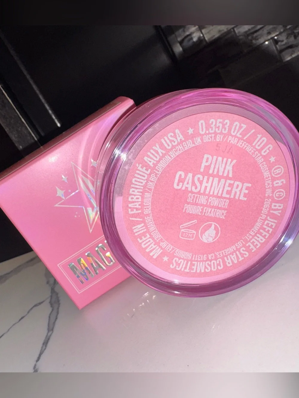 Jeffree Star Cosmetics Magic Star Loose Setting Powder – Pink Cashmere – New in
